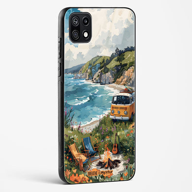 Glam Campsite [BREATHE] Glass Case Phone Cover (Samsung)