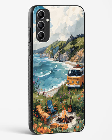 Glam Campsite [BREATHE] Glass Case Phone Cover (Samsung)