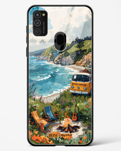 Glam Campsite [BREATHE] Glass Case Phone Cover (Samsung)