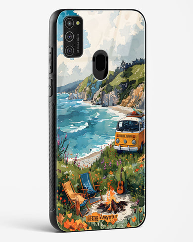 Glam Campsite [BREATHE] Glass Case Phone Cover (Samsung)