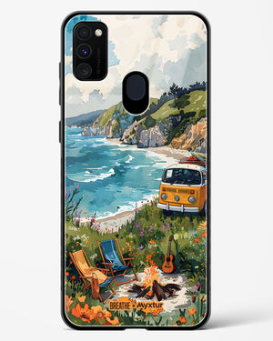 Glam Campsite [BREATHE] Glass Case Phone Cover (Samsung)