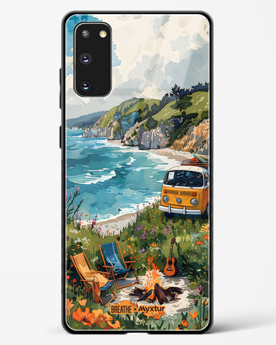 Glam Campsite [BREATHE] Glass Case Phone Cover (Samsung)