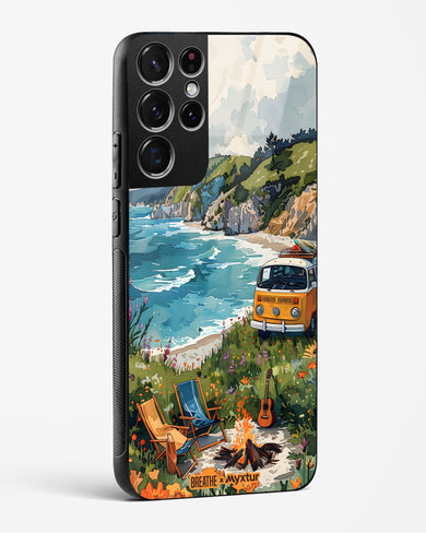 Glam Campsite [BREATHE] Glass Case Phone Cover (Samsung)