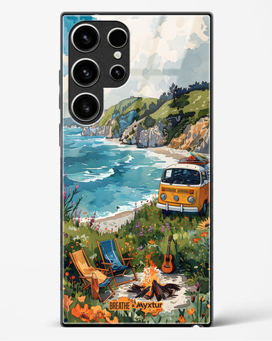 Glam Campsite [BREATHE] Glass Case Phone Cover (Samsung)