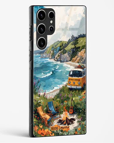 Glam Campsite [BREATHE] Glass Case Phone Cover (Samsung)