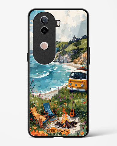 Glam Campsite [BREATHE] Glass Case Phone Cover (Vivo)