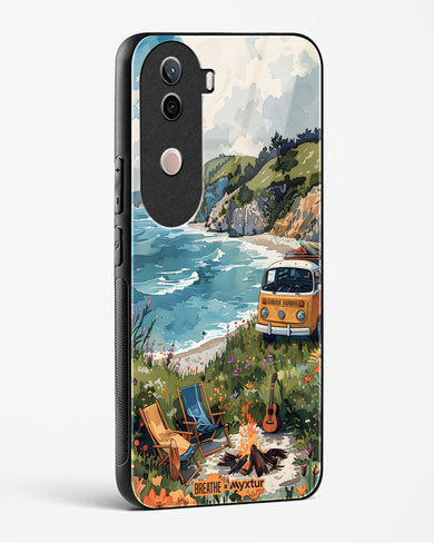 Glam Campsite [BREATHE] Glass Case Phone Cover (Vivo)