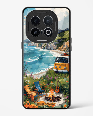 Glam Campsite [BREATHE] Glass Case Phone Cover (Vivo)