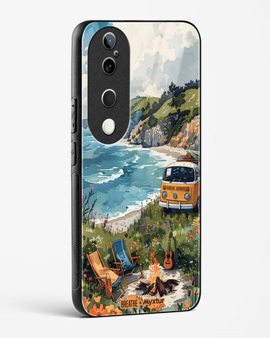 Glam Campsite [BREATHE] Glass Case Phone Cover (Vivo)