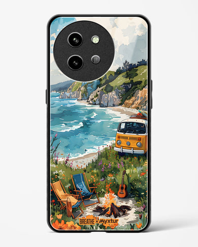 Glam Campsite [BREATHE] Glass Case Phone Cover (Vivo)