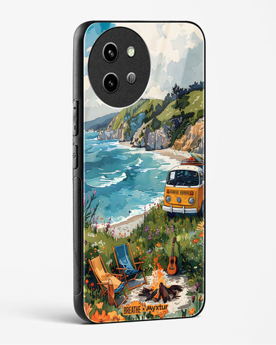 Glam Campsite [BREATHE] Glass Case Phone Cover (Vivo)