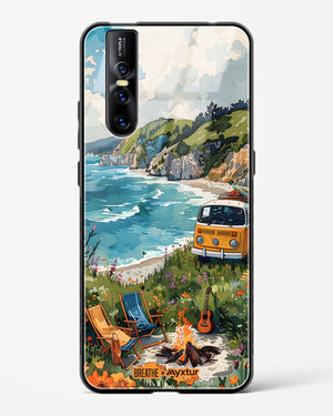 Glam Campsite [BREATHE] Glass Case Phone Cover (Vivo)