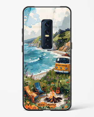 Glam Campsite [BREATHE] Glass Case Phone Cover (Vivo)