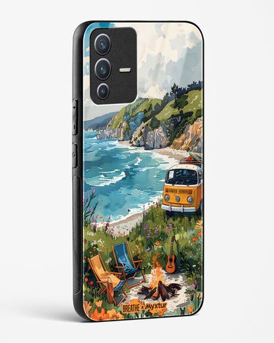 Glam Campsite [BREATHE] Glass Case Phone Cover (Vivo)