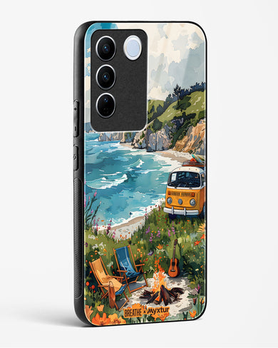 Glam Campsite [BREATHE] Glass Case Phone Cover (Vivo)