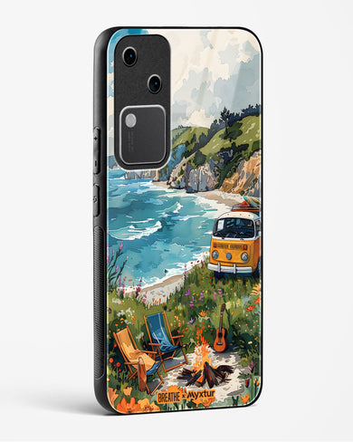 Glam Campsite [BREATHE] Glass Case Phone Cover (Vivo)
