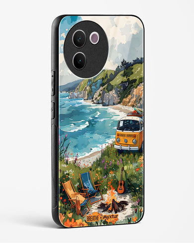 Glam Campsite [BREATHE] Glass Case Phone Cover (Vivo)