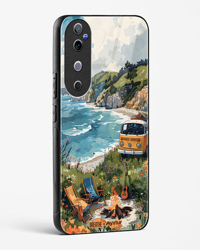 Glam Campsite [BREATHE] Glass Case Phone Cover (Vivo)