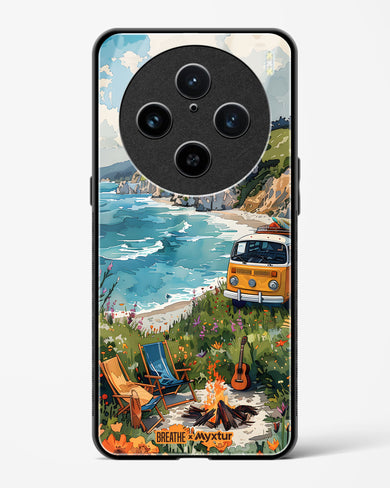 Glam Campsite [BREATHE] Glass Case Phone Cover (Vivo)