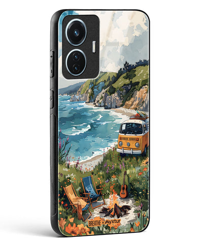 Glam Campsite [BREATHE] Glass Case Phone Cover (Vivo)