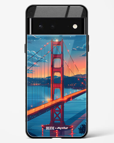 Golden Gate Bridge [BREATHE] Glass Case Phone Cover (Google)