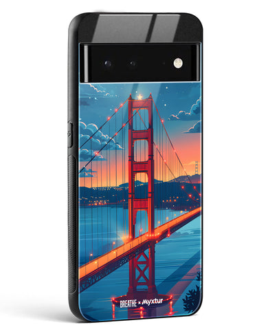 Golden Gate Bridge [BREATHE] Glass Case Phone Cover (Google)