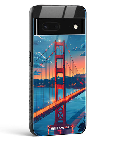 Golden Gate Bridge [BREATHE] Glass Case Phone Cover (Google)