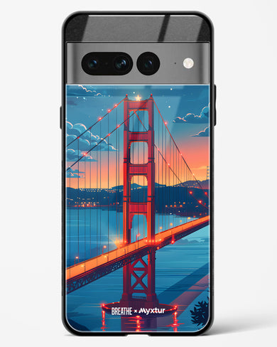 Golden Gate Bridge [BREATHE] Glass Case Phone Cover (Google)