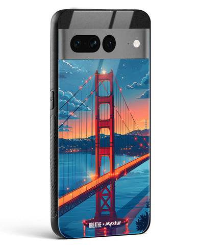 Golden Gate Bridge [BREATHE] Glass Case Phone Cover (Google)