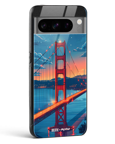 Golden Gate Bridge [BREATHE] Glass Case Phone Cover (Google)