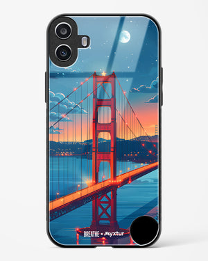 Golden Gate Bridge [BREATHE] Glass Case Phone Cover (Nothing)