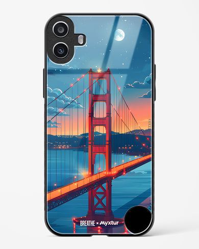 Golden Gate Bridge [BREATHE] Glass Case Phone Cover (Nothing)