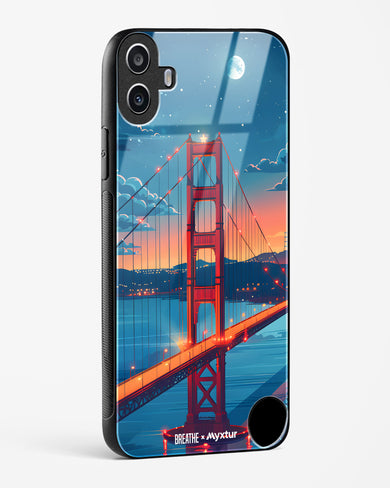 Golden Gate Bridge [BREATHE] Glass Case Phone Cover (Nothing)