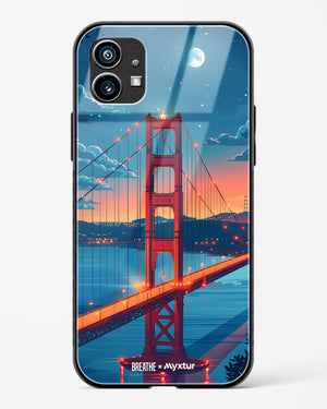 Golden Gate Bridge [BREATHE] Glass Case Phone Cover (Nothing)