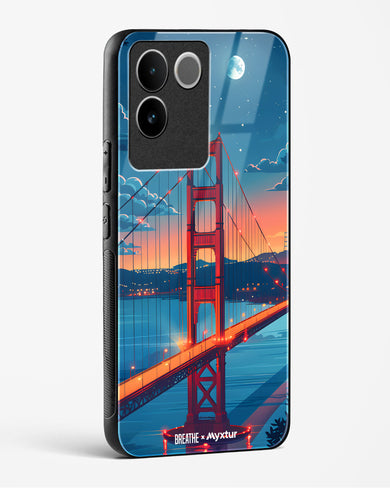 Golden Gate Bridge [BREATHE] Glass Case Phone Cover (Vivo)