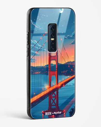 Golden Gate Bridge [BREATHE] Glass Case Phone Cover (Vivo)