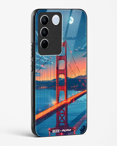 Golden Gate Bridge [BREATHE] Glass Case Phone Cover (Vivo)