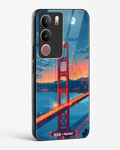 Golden Gate Bridge [BREATHE] Glass Case Phone Cover (Vivo)