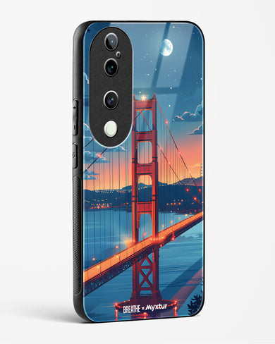 Golden Gate Bridge [BREATHE] Glass Case Phone Cover (Vivo)