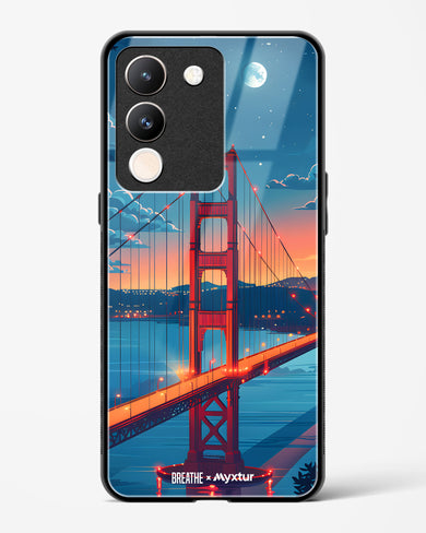 Golden Gate Bridge [BREATHE] Glass Case Phone Cover (Vivo)
