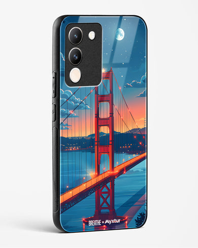 Golden Gate Bridge [BREATHE] Glass Case Phone Cover (Vivo)