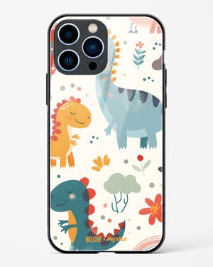 Jurassic Joy [BREATHE] Glass Case Phone Cover (Apple)
