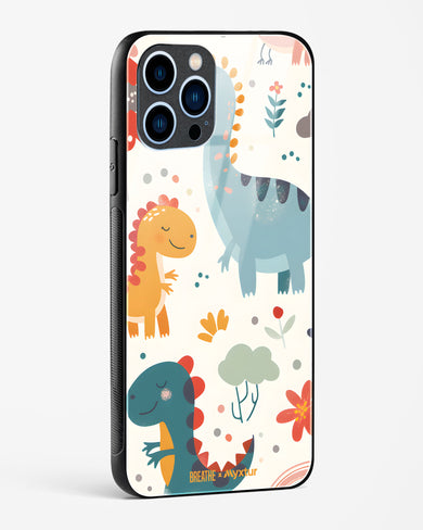 Jurassic Joy [BREATHE] Glass Case Phone Cover (Apple)