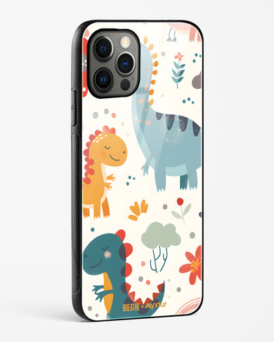 Jurassic Joy [BREATHE] Glass Case Phone Cover (Apple)