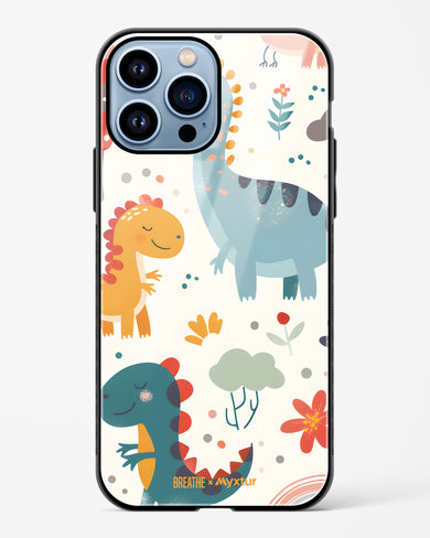 Jurassic Joy [BREATHE] Glass Case Phone Cover (Apple)