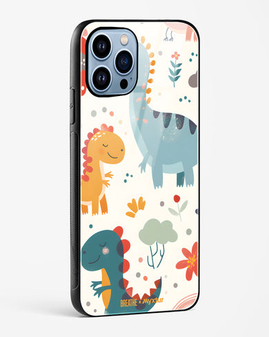 Jurassic Joy [BREATHE] Glass Case Phone Cover (Apple)