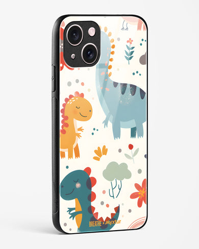 Jurassic Joy [BREATHE] Glass Case Phone Cover (Apple)