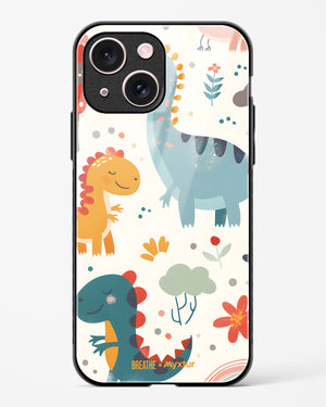 Jurassic Joy [BREATHE] Glass Case Phone Cover (Apple)