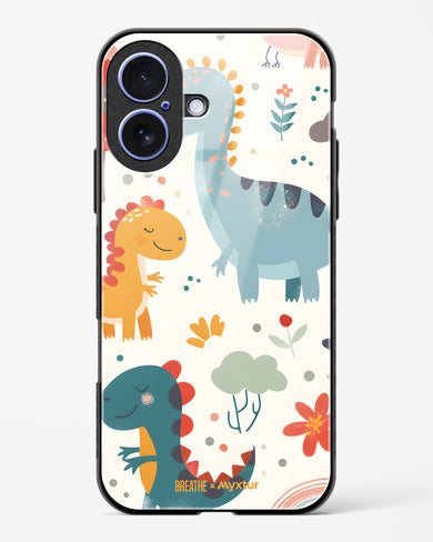 Jurassic Joy [BREATHE] Glass Case Phone Cover (Apple)