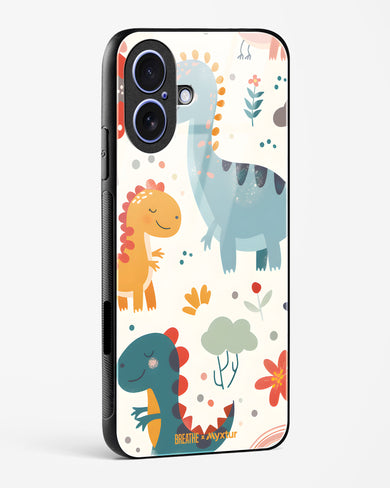 Jurassic Joy [BREATHE] Glass Case Phone Cover (Apple)